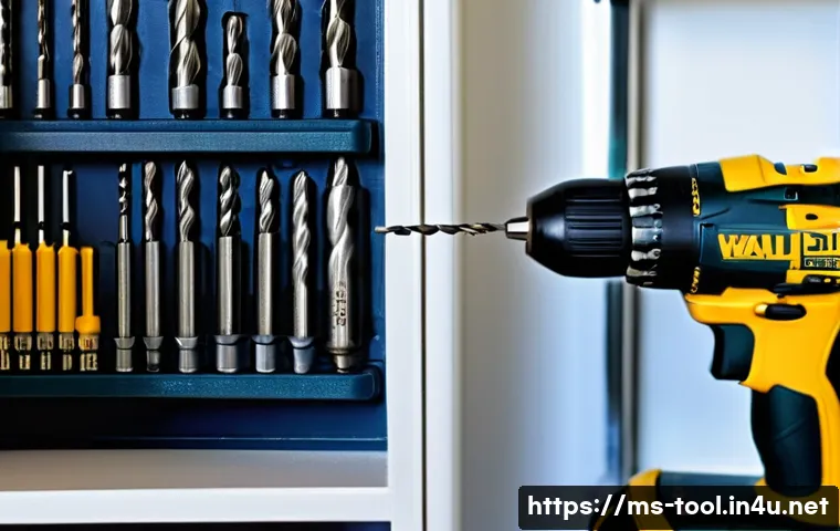 전문가 추천 공구 리스트 - **Prompt 1: Cordless Drill Home Improvement**
"A person, mid-shot, focused and diligently instal...